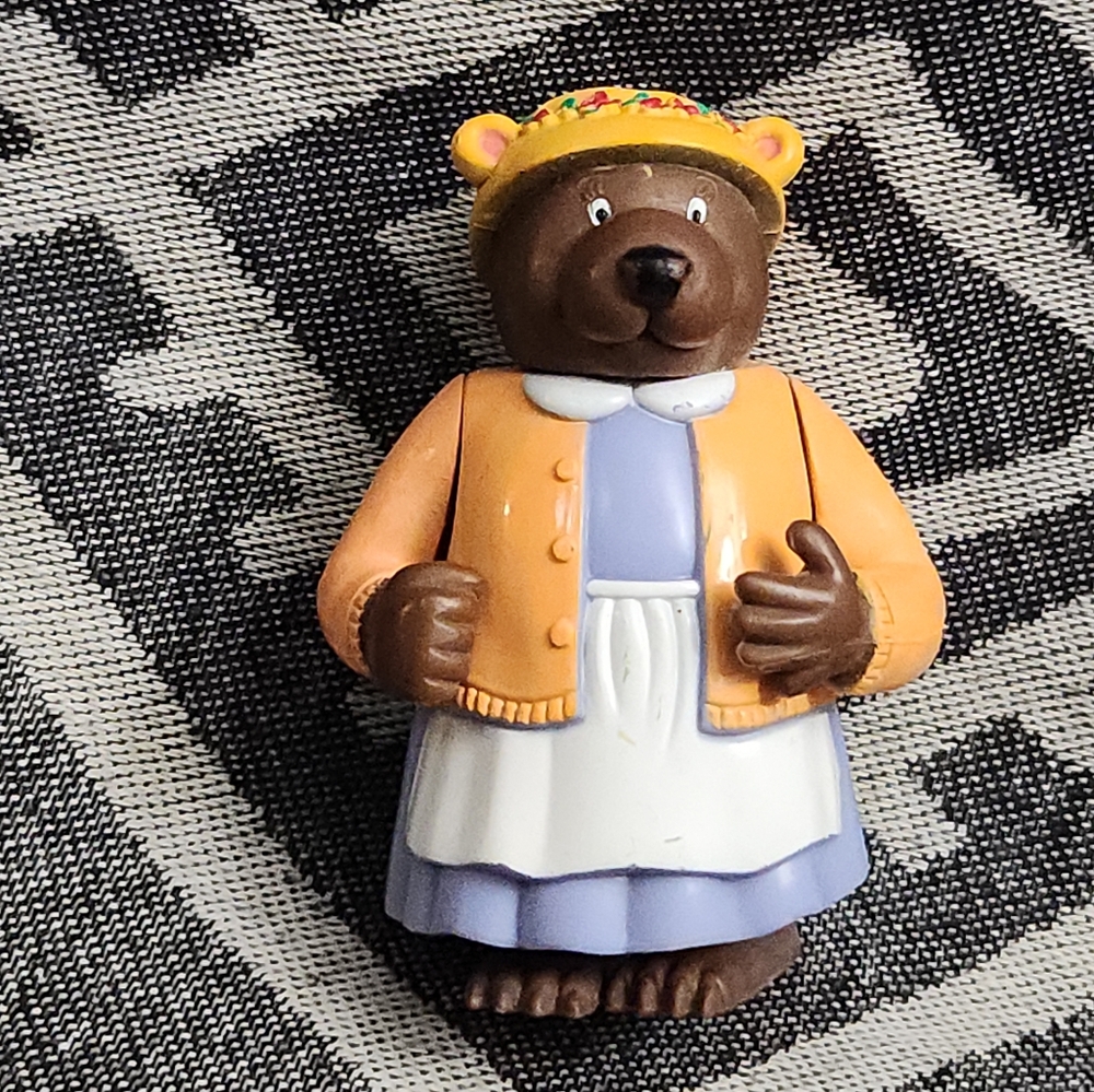 Vintage Boley 3.25" Mama Bear Figure from Goldilocks and the 3 Bears Playset
